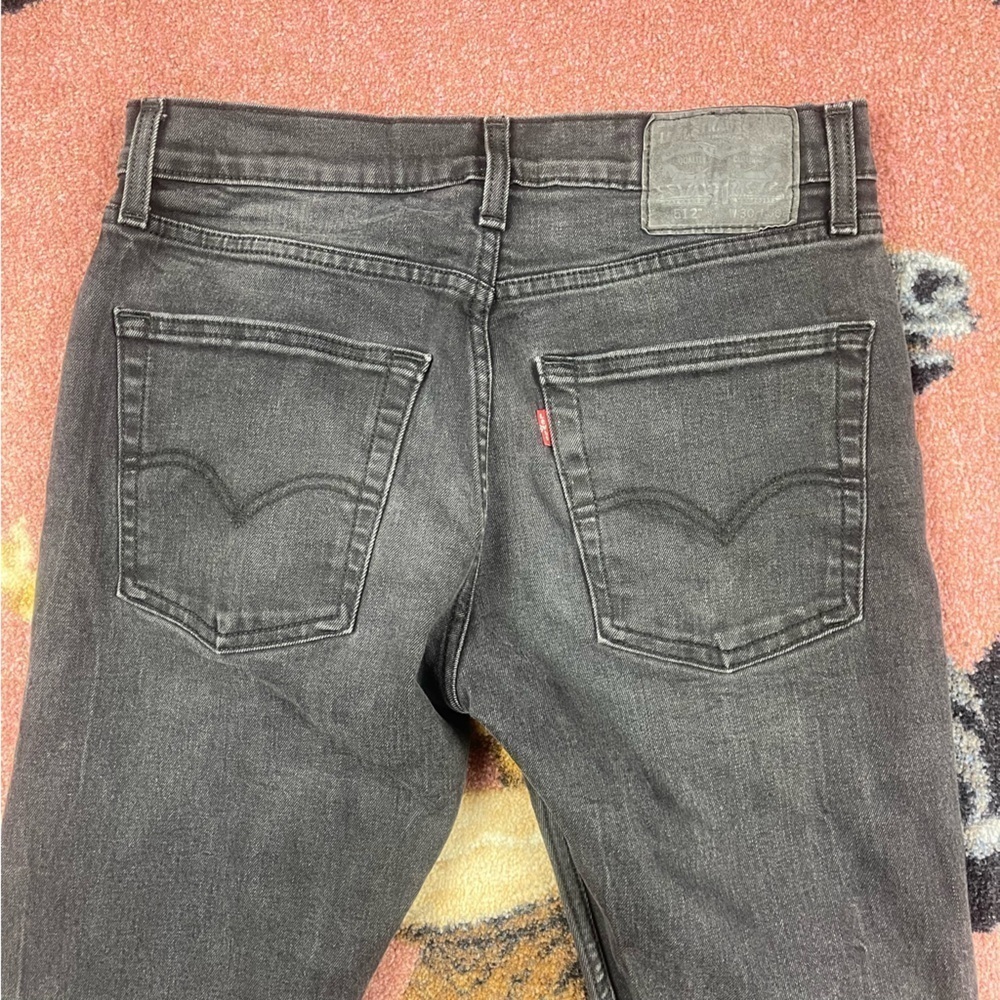 LEVI'S DENIM 512 BLACK - Picture 3 of 12